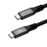 Kabel Qoltec USB4 Ultra-Fast USB-C PD 240W 40Gb/s 1m, czarny