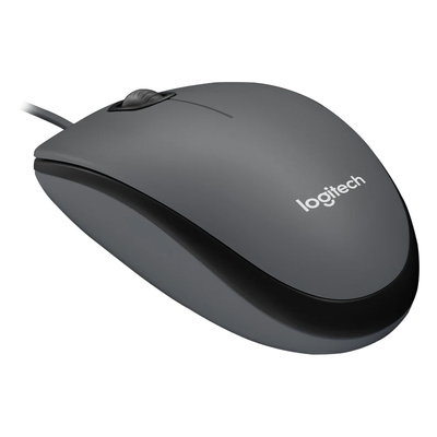Zestaw przewodowy, szara, wyklejana klawiatura Dell KB216t + mysz Logitech M100