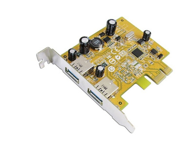 Poleasingowy kontroler 2 x USB 3.0 / Sunix USB2302 / PCI-e x1 / niski profil 