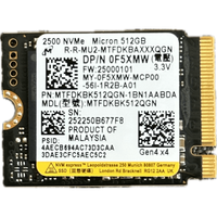 Dysk SSD NVMe / Micron 2500 / 512 GB / M.2 2230 PCIe 4.0