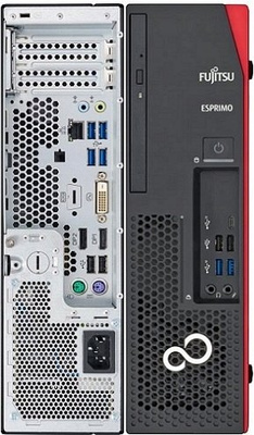 Fujitsu Esprimo D738 SFF Core i5 8500 (8-gen.) 3,0 GHz / 16 GB / 240 SSD / Win 11 