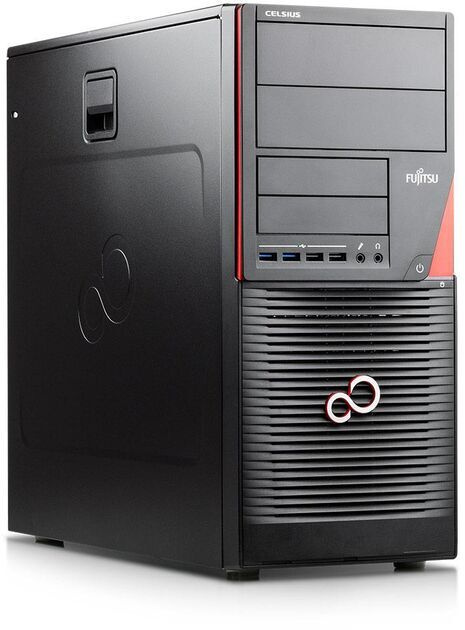 Fujitsu Celsius W550 Tower Core i5 6500 3,2 GHz / 16 GB / 960 SSD / Win 10 Prof. (Update)