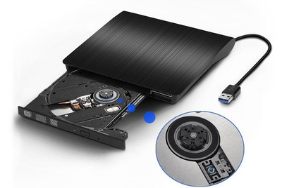 Nowy zewnętrzny napęd DVD-RW ECD819-SU3 Slim USB 3.0 (nagrywarka)