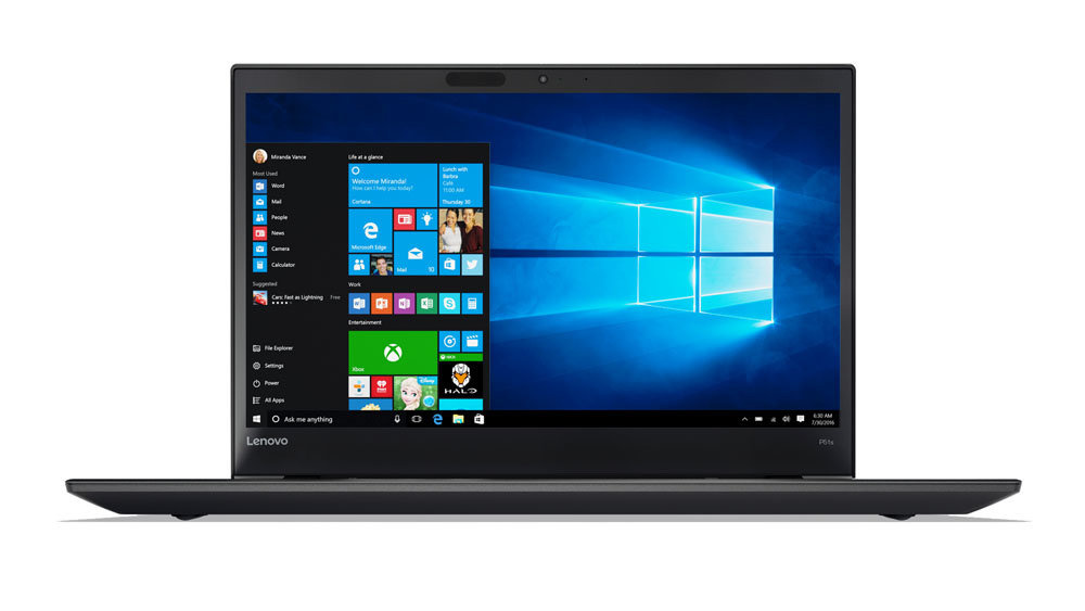 Lenovo ThinkPad P51s Core i7 7600U (7-gen.) 2,8 GHz / 8 GB / 240 SSD / 15,6" FullHD / Win 10 Prof. + Nvidia Quadro M520m