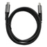 Kabel Qoltec USB4 Ultra-Fast USB-C PD 240W 40Gb/s 1m, czarny