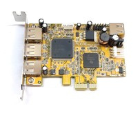 Poleasingowy kontroler 4 x USB 2.0 / Exsys EX-11065 / PCI-e x1 / niski profil
