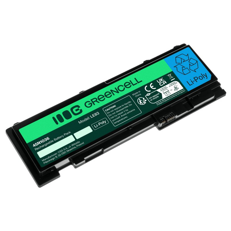 Bateria Green Cell 0A36309 42T4844 do Lenovo ThinkPad T420s T420si T430s T430si 2355