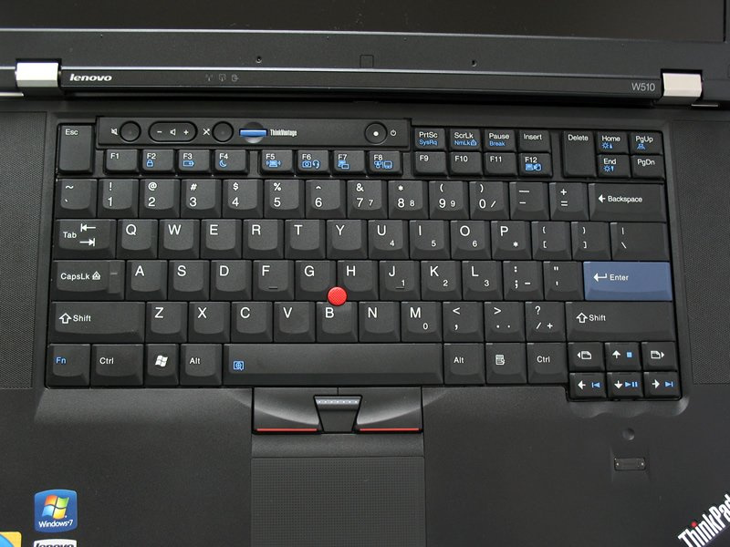 Lenovo ThinkPad W510 Core i7 820QM (1-gen.) 1,73 GHz / 4 GB / 250 GB / DVD-RW / 15,6"