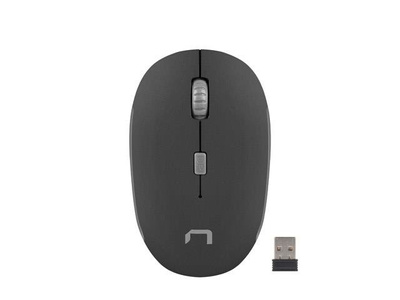 Mysz optyczna bezprzewodowa Natec Martin NMY-1189 czarno-szara