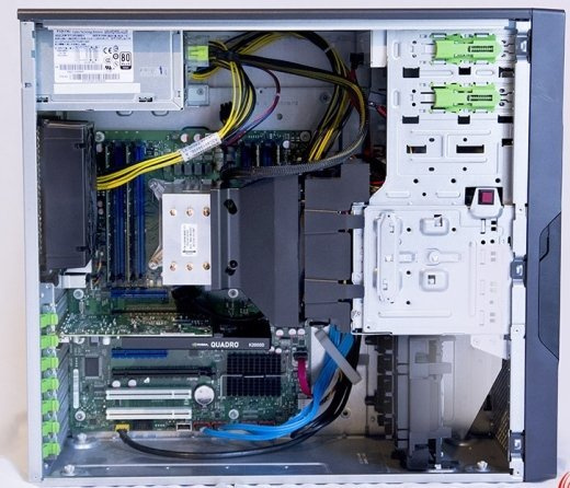 Fujitsu-Siemens Celsius M720 Tower Xeon E5 1620 3,6 GHz / 8 GB / 500 GB / DVD / Win 10 Prof. (Update)