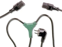 Kabel zasilający C13 Typ Y 2x C13 1.8m Podwójny