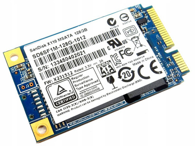 Dysk SSD / SanDisk X110 / 128 GB / mSATA