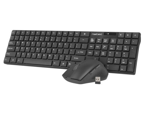 Używany zestaw bezprzewodowy klawiatura + mysz Natec Stingray