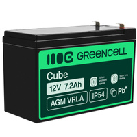 Akumulator żelowy 12V / 7.2 Ah Green Cell do UPS AGM05