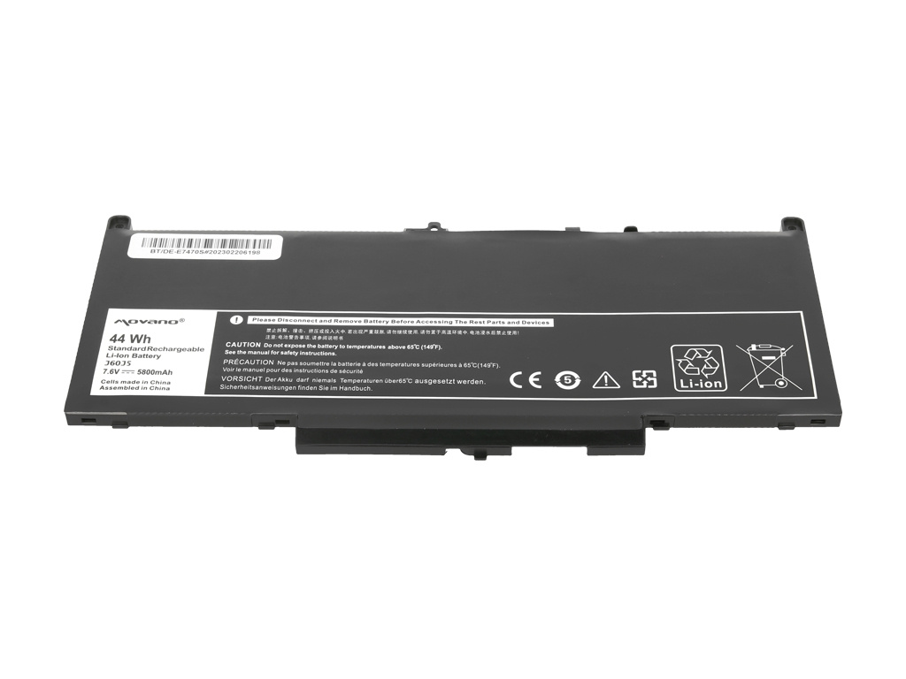 Bateria Movano do Dell Latitude E7270, E7470 (5800mAh) BT/DE-E7470S