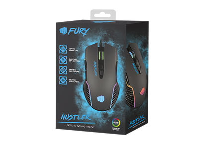 Mysz przewodowa optyczna Fury Hustler NFU-1698