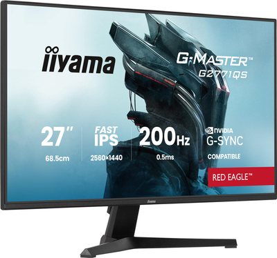 Nowy iiyama G-Master G2771QS-B1 Red Eagle QHD 200Hz 0,5ms z głośnikami
