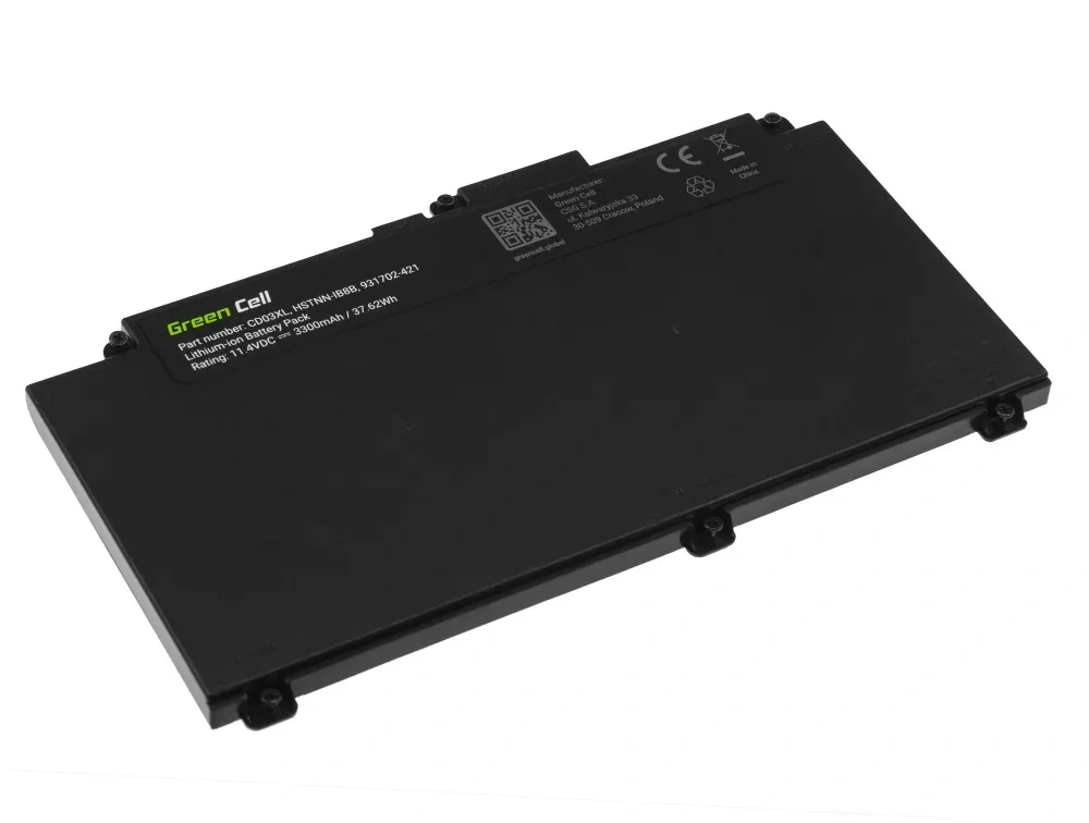 Bateria Green Cell CD03XL do HP ProBook 640 G4 G5 645 G4 650 G4 G5