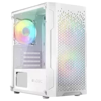 Nowy gamingowy Logic Aramis biały ARGB MINI AMD Ryzen 5 5600T 3,5 GHz / 16 GB / 960 SSD / Win 11 + Nvidia RTX 3050 [6 GB]