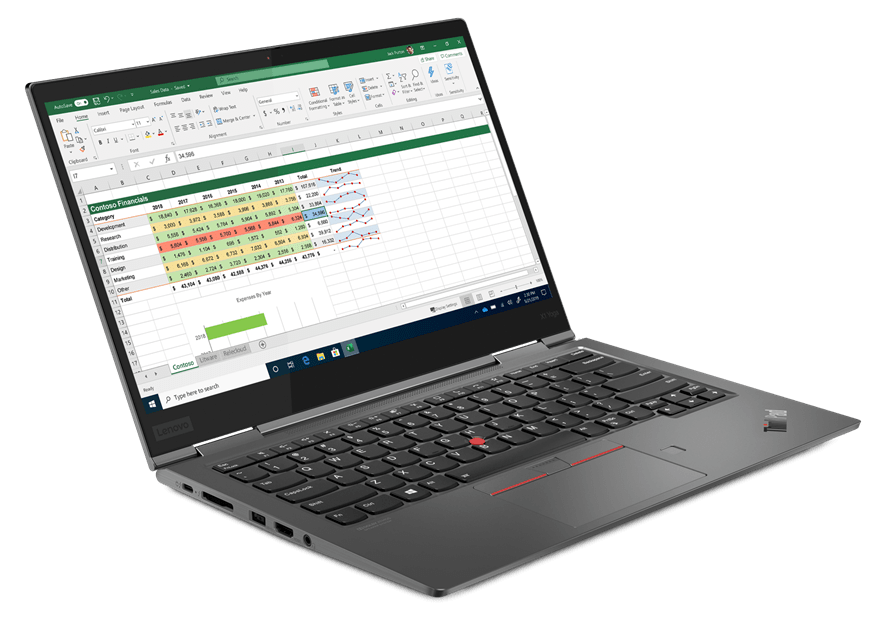 Lenovo ThinkPad Yoga X1 Gen 5 Core i7 10610u (10-gen.) 1,8 GHz / 16 GB / 960 SSD / 14'' FullHD, dotyk / Win 11 Pro / Klasa A-