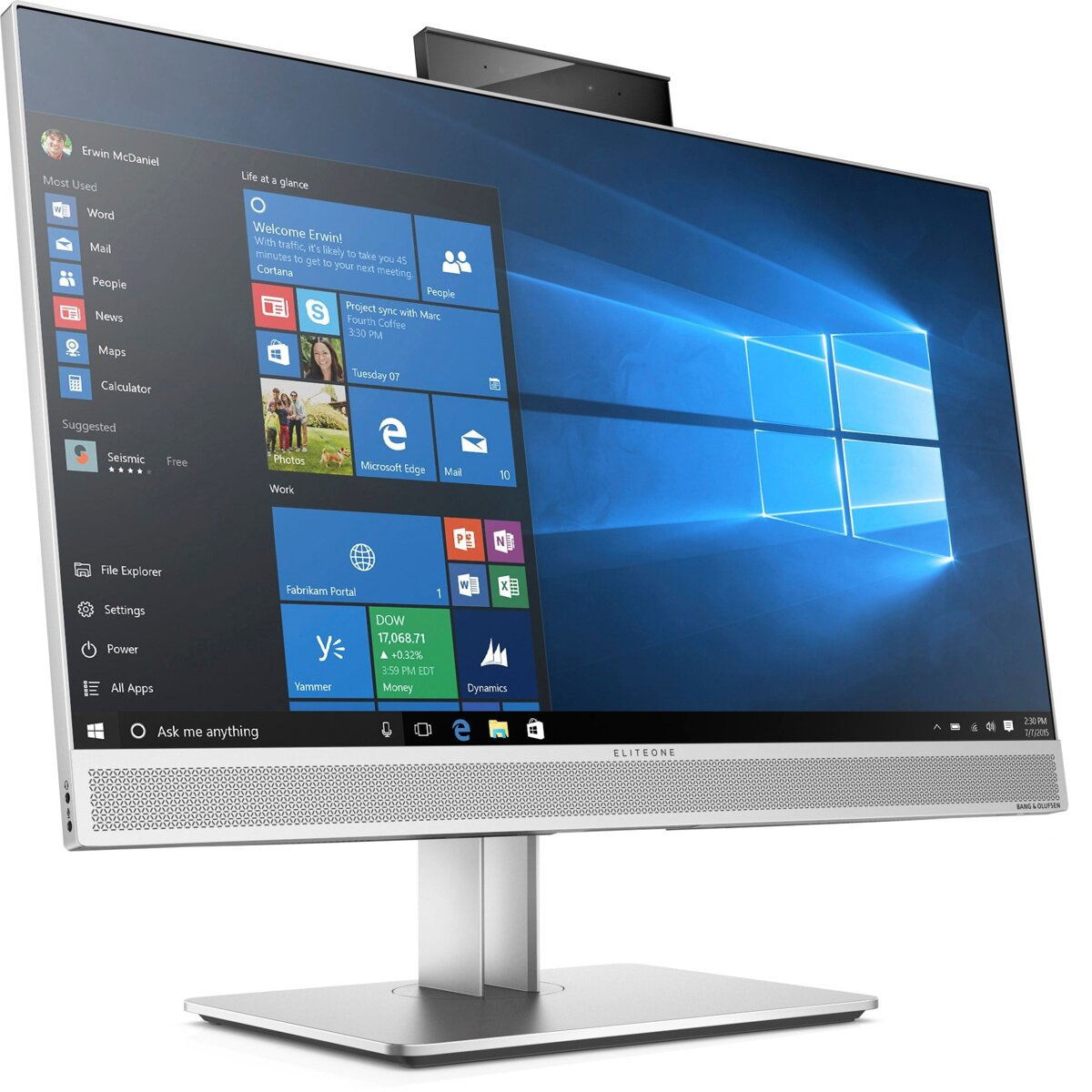HP EliteOne 800 G4 AIO Core i5 8500 3,0 GHz / 16 GB / 240 SSD / 23,8'' FullHD / Win 11 Pro