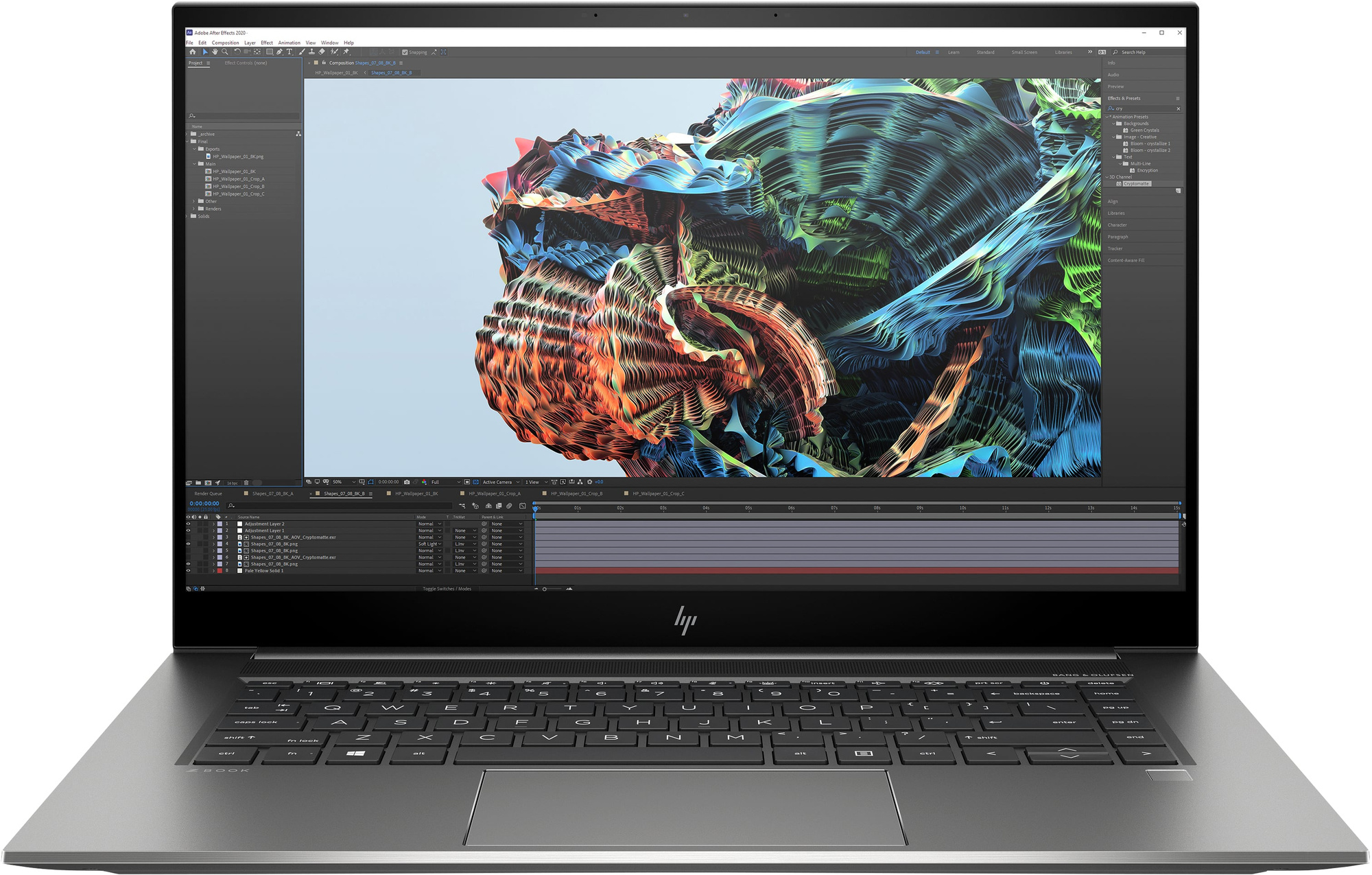 HP ZBook Studio G8 Core i7 11850H (11-gen.) 2,5 GHz / 32 GB / 960 SSD / 15,6'' FullHD / Win 11 Pro + RTX A2000