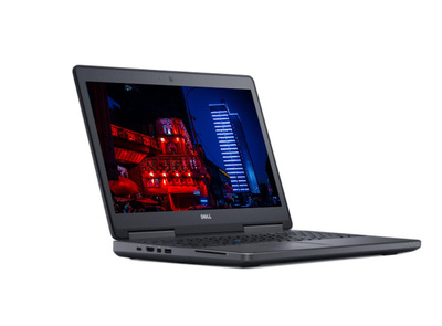 Dell Precision 7520 Core i7 6820HQ (6-gen.) 2,7 GHz / 8 GB / 120 SSD / 15,6'' FullHD / Win 10 Prof. (Update) + Quadro M2200 / Klasa A-