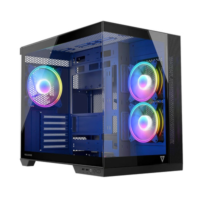 Gamingowy MODECOM Volcano Panorama APEX 3F Tower Intel i7 13700 2,1 GHz / 16 GB / 2 TB SSD / Win 11 + AMD Radeon RX 9060 XT [8 GB]
