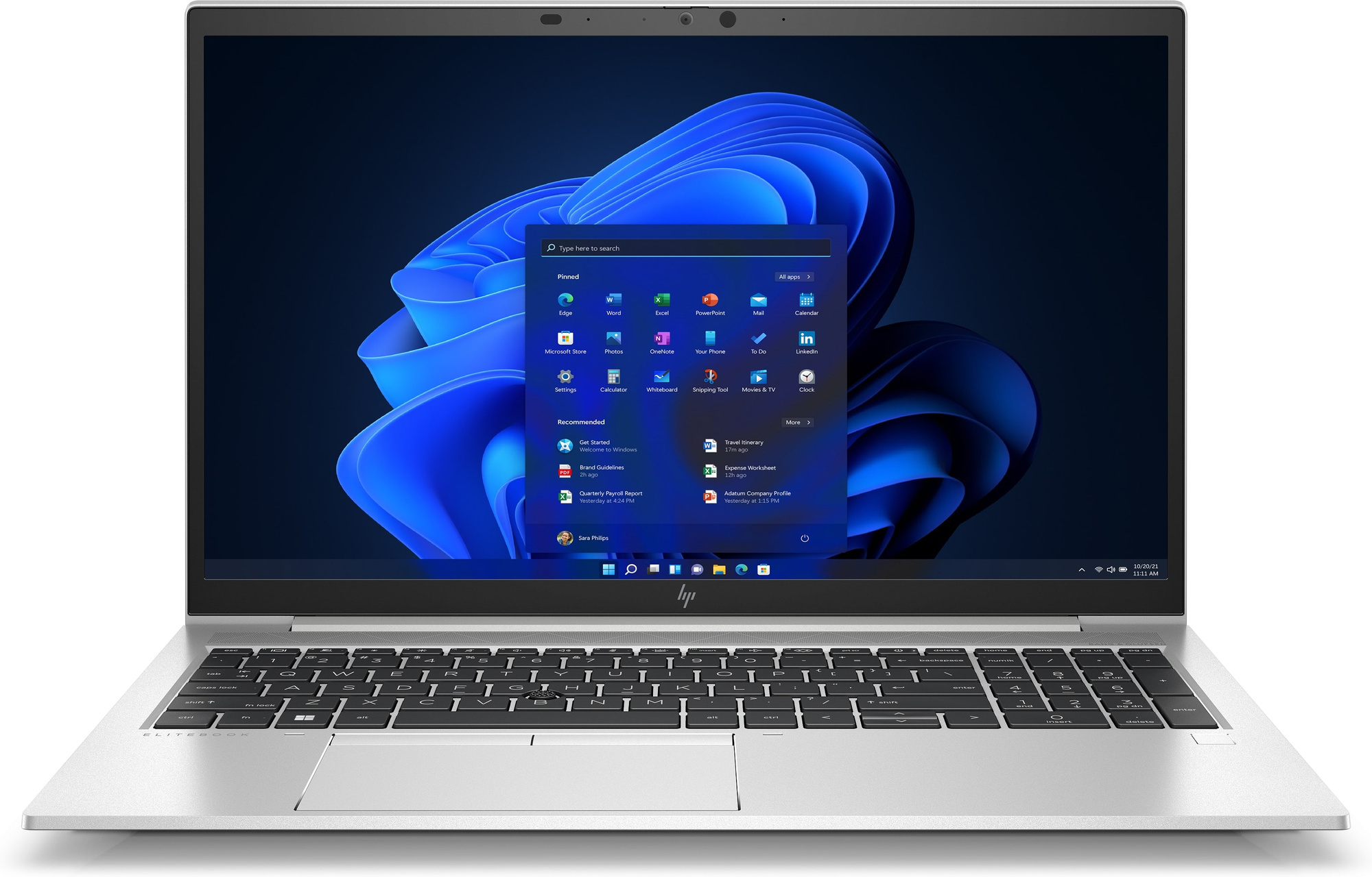 HP EliteBook 850 G8 Core i5 1145G7 (11-gen.) 2,6 GHz / 16 GB / 240 SSD / 15,6'' FullHD / Win 11 Pro