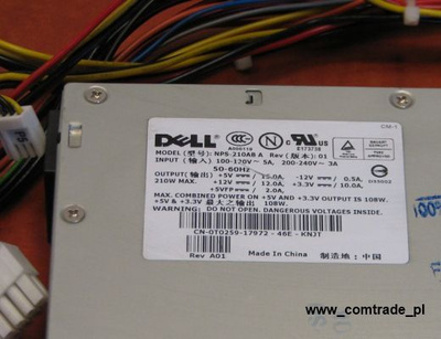 Zasilacz do komputerów Dell GX240, GX260, GX270, GX280 Desktop