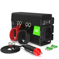 Przetwornica napięcia Inwerter Green Cell INV03DE 12V na 230V 500W / 1000W, modyfikowana sinusoida