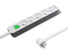 Listwa zasilająca Qoltec 50290 / 5 gniazd / 1,8m / biało-szara