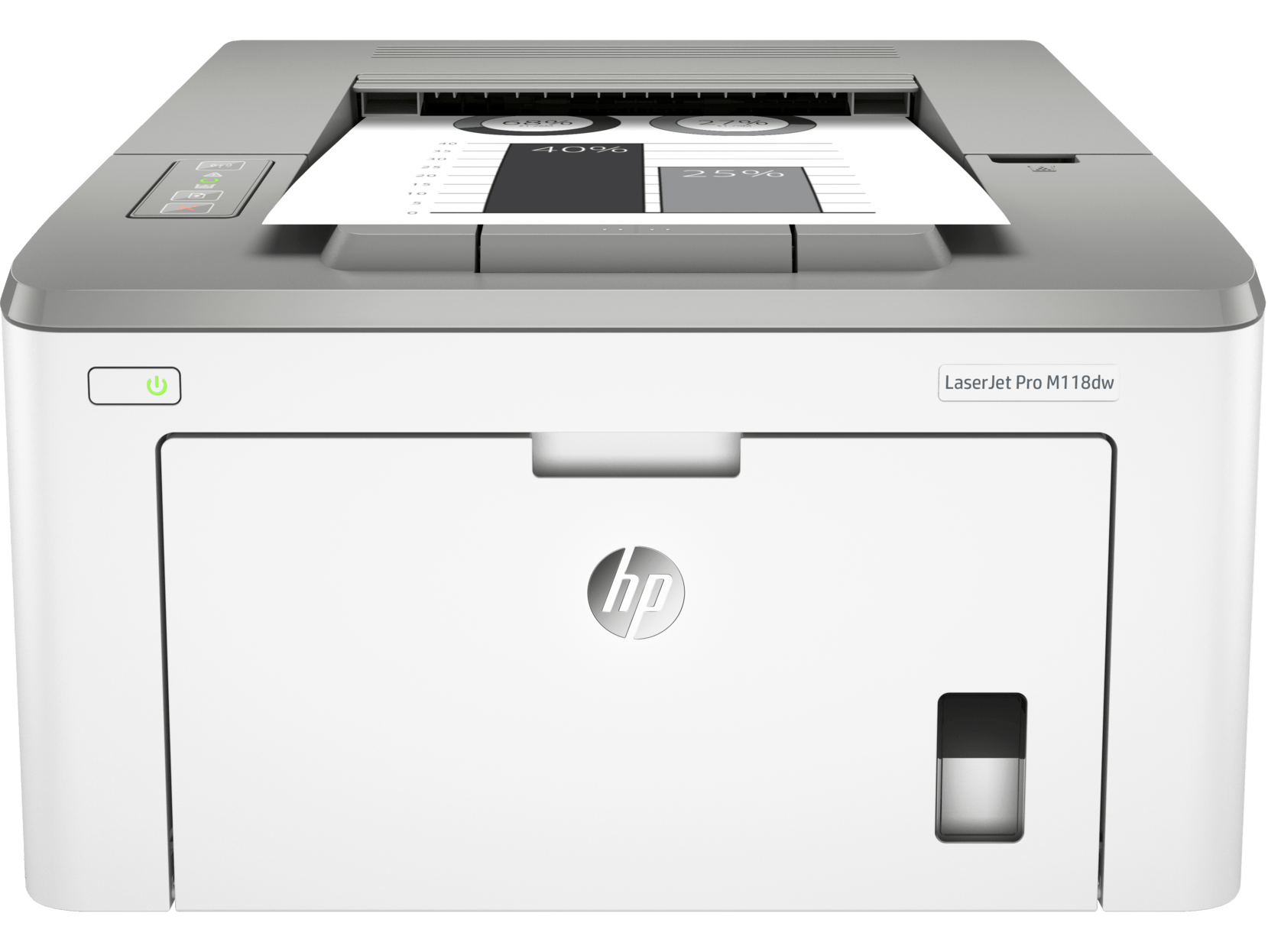 Powystawowa drukarka laserowa HP LaserJet M118dw / Pełny Toner (2,8 tyś. stron) / Nowy bęben (23 tyś. stron)
