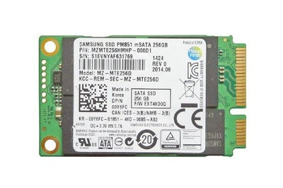 Dysk SSD / Samsung PM851 (MZ-MTE256D) / 256 GB / mSATA