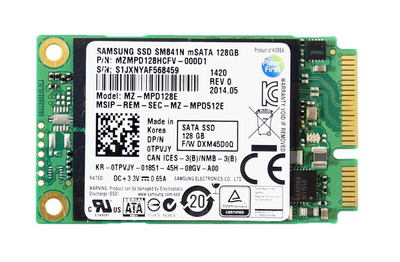 Dysk SSD / Samsung SM841N (MZ-MPD128E) / 128 GB / mSATA