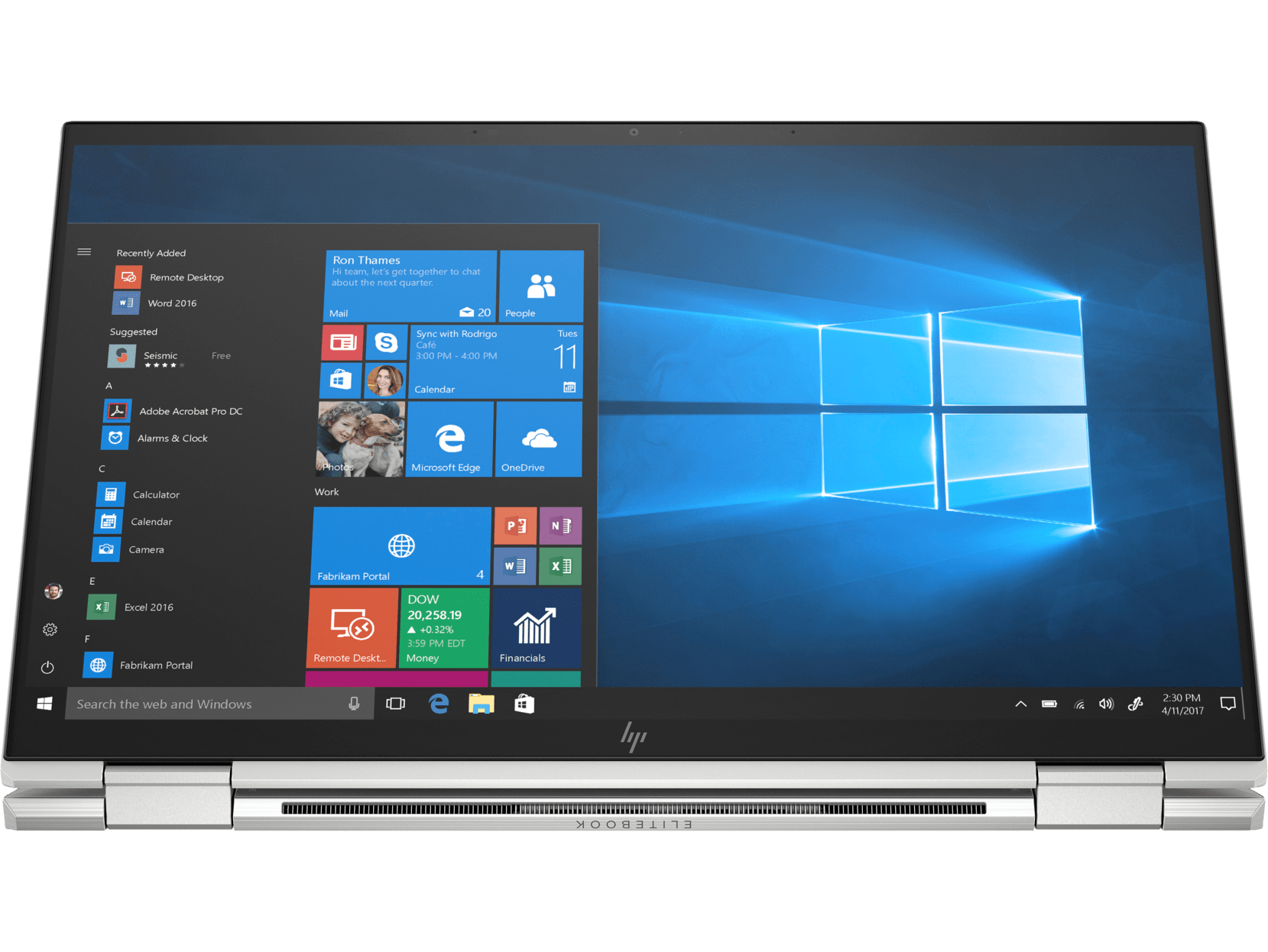 HP EliteBook X360 1040 G7 2w1 Core i5 10310U 1,7 GHz / 16 GB / 240 SSD / 14'' FullHD dotyk / Win 11 Pro / Klasa A-