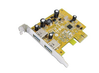 Poleasingowy kontroler 2 x USB 3.0 / Sunix USB2302 / PCI-e x1 / niski profil