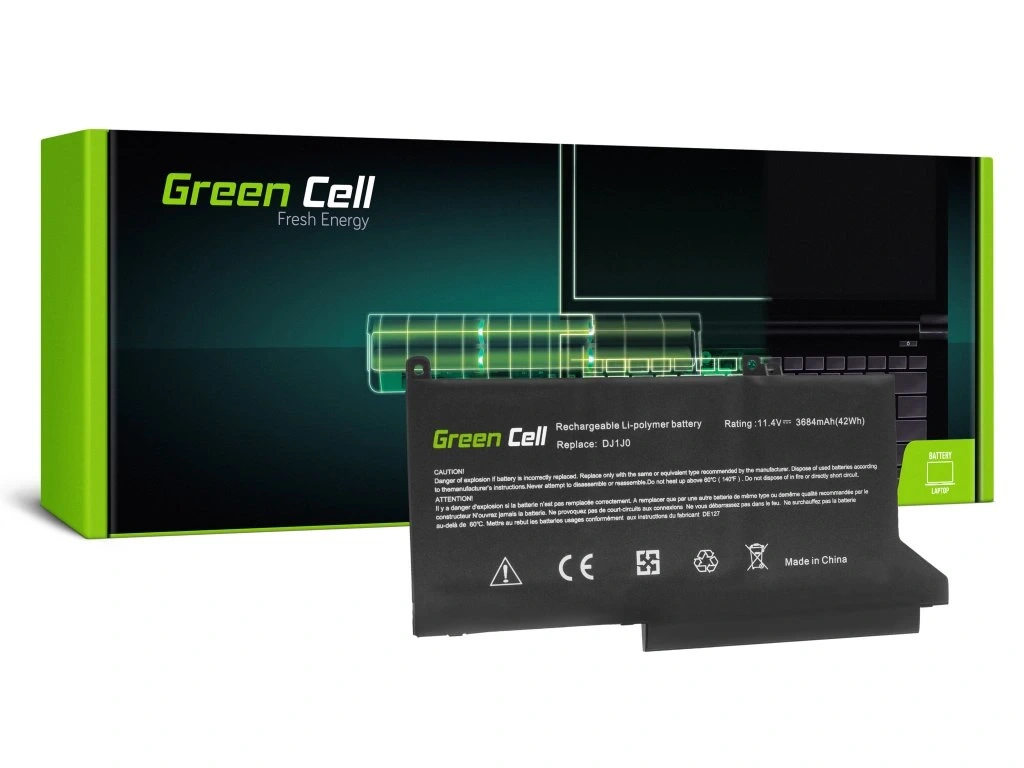 Bateria Green Cell DJ1J0 DE127 do laptopów Dell 7280, 7290, 7380, 7390, 7480, 7490