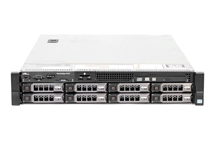 DELL PowerEdge R720 2 x Xeon E5-2640 2,5 GHz / 64 GB / 8x3,5”, H710 / 2U / szyny / 2 x zasilacz / iDRAC7 ENTERPRISE