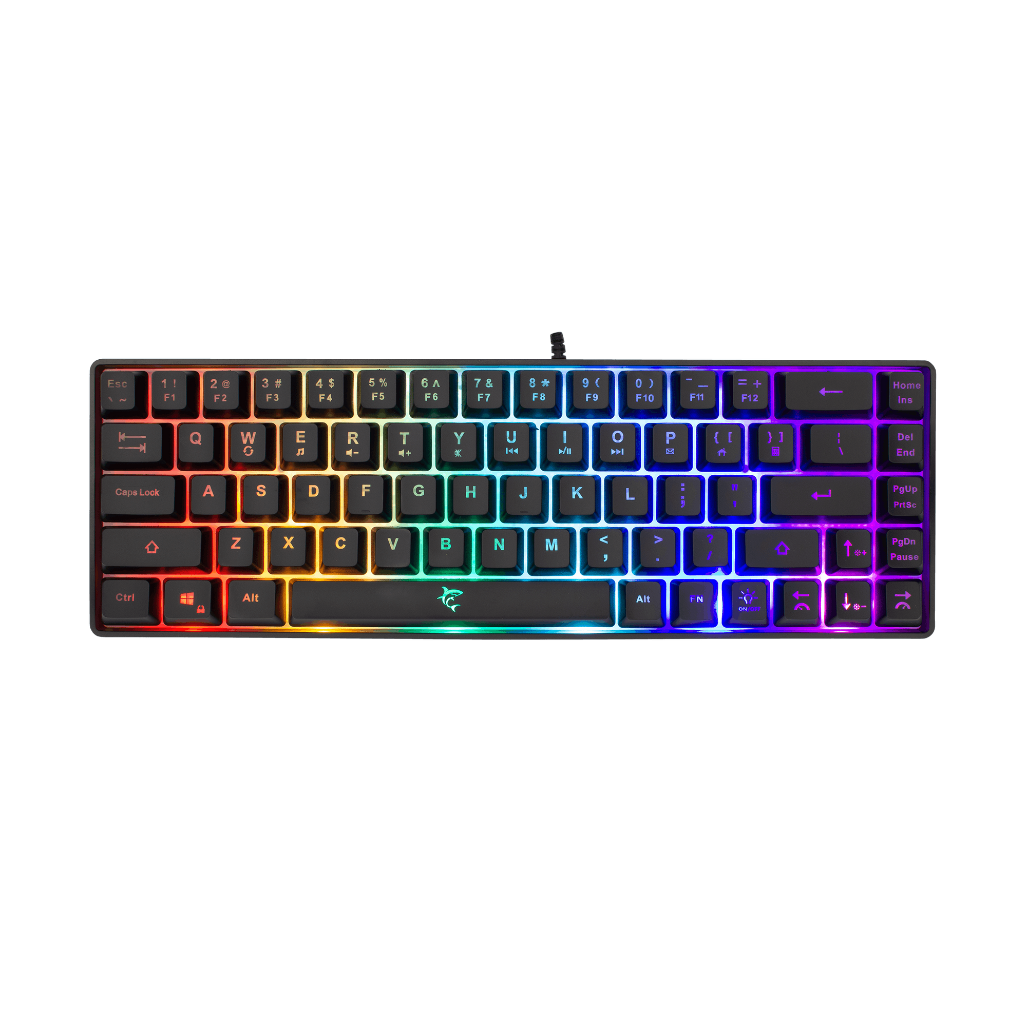 Klawiatura przewodowa WhiteShark GK-2201 Ronin czarna US