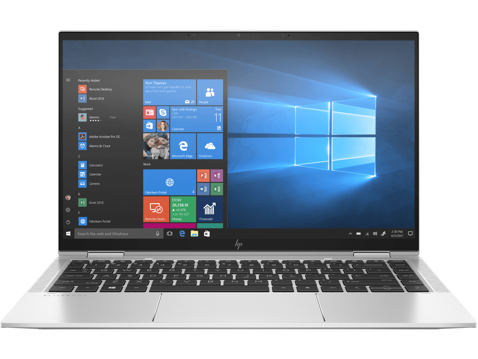 HP EliteBook X360 1040 G7 2w1 Core i5 10310U 1,7 GHz / 16 GB / 240 SSD / 14'' FullHD dotyk / Win 11 Pro / Klasa A-