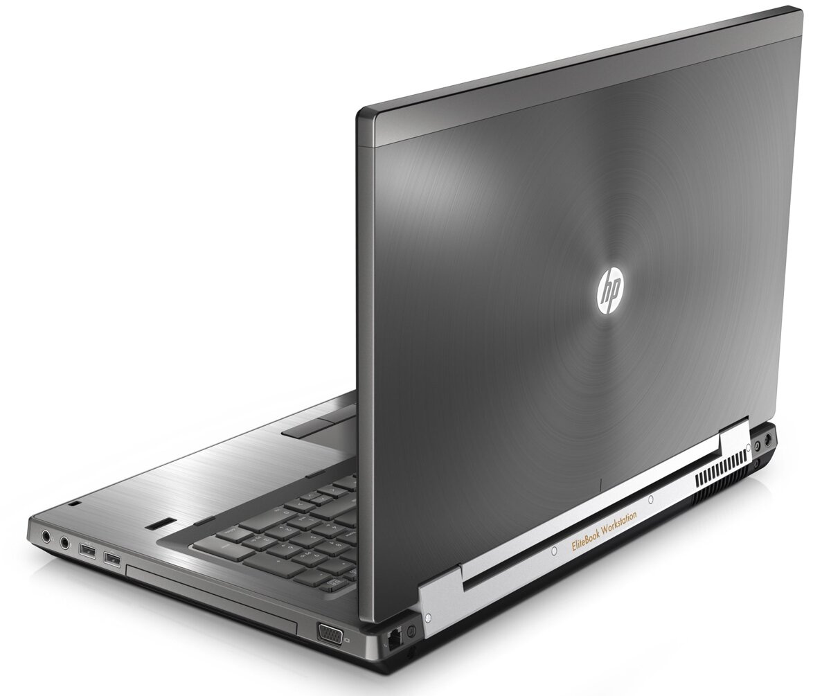 HP EliteBook 8770w Core i7 3520M (3-gen.) 2,9 GHz / 8 GB / 480 SSD / 17,3'' FullHD / Win 10 Pro + Quadro K3000M / Klasa A-
