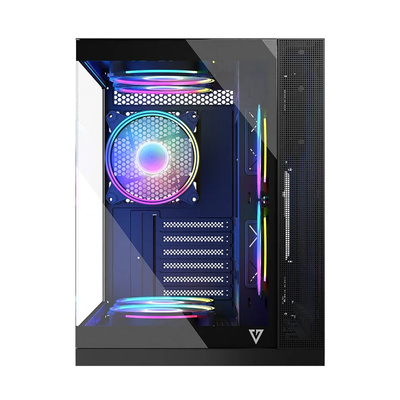 Gamingowy MODECOM Volcano Panorama APEX 7F Tower Intel i7 13700 2,1 GHz / 16 GB / 960 SSD / Win 11 + AMD Radeon RX 9060 XT [8 GB]
