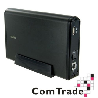 4World Kieszeń zewnętrzna HDD sata 3,5'' USB 2.0 Aluminium Black