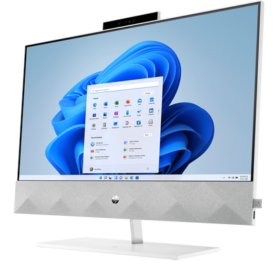 HP Pavilion 24-k1305st AIO Core i5 11500T 1,5 GHz / 16 GB / 480 SSD / 23,8'' FullHD, dotyk / Win 11, biały