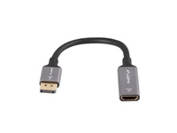 Adapter DisplayPort do HDMI 4K 60Hz | 20cm Srebrny Aluminiowy