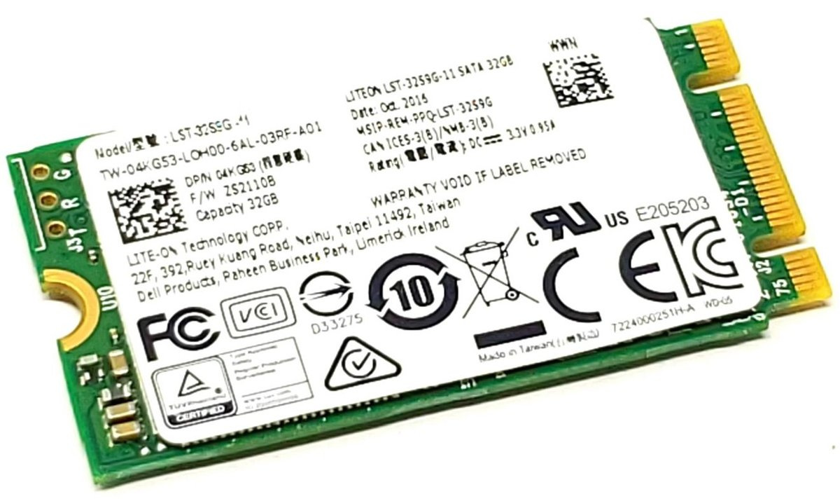 Dysk SSD SATA / Lite-On LST32S9G-11 / 32 GB / M.2 2242