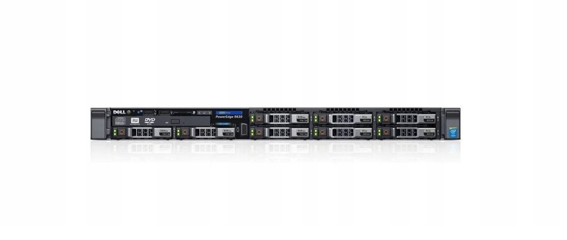 Dell PowerEdge R630 2 x Xeon E5-2630 v3 / 32 GB / 8 x 2,5’’ / 2 x zasilacz / szyny / iDRAC8 ENTERPRISE