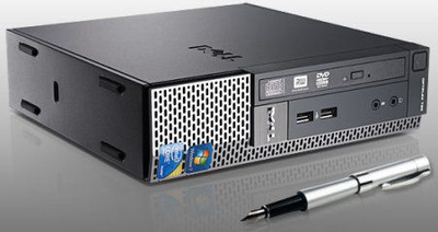 Dell Optiplex 7010 USFF Core i5 3470 (3-gen.) 3,2 GHz / 4 GB / 120 SSD / Win 10 Prof. (Update)