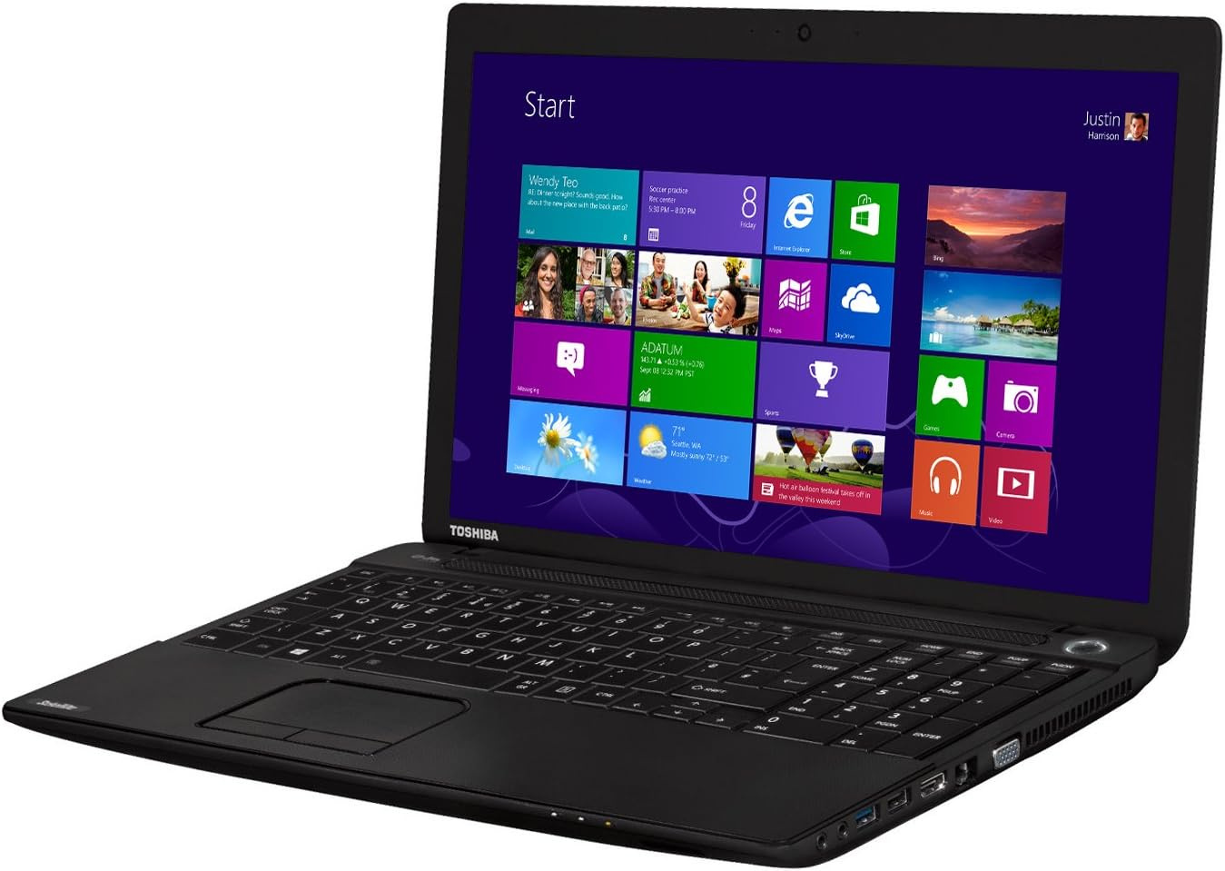 Toshiba Satellite PRO C50-A-1C9 Core i3 3110M (3-gen.) 2,4 GHz / 8 GB / 240 SSD / 15,6'' / Win 10 Pro / Klasa A-